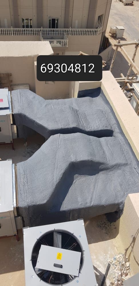 ابوحسين للعازل الامريكى والتربال مانع للحراره والخرير اسطح ودكتات وكيربى وعمل جيتاروف لمعالجة الاسطح التالفه من التشققات