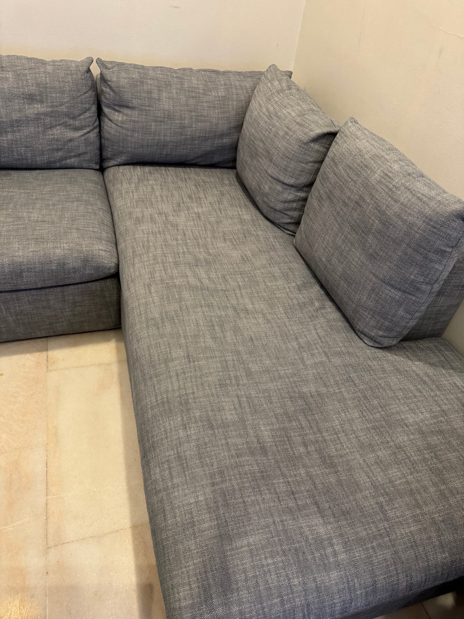 صوفا زاوية west elm sectional sofa