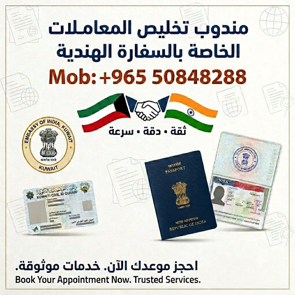 مندوب الخاصة بالسفارة الهندية