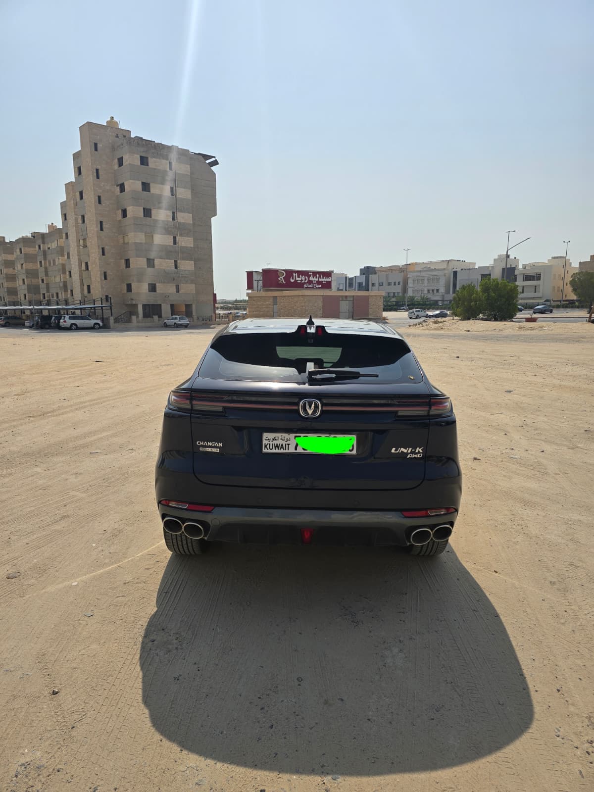 Changan Uni-K full option with accessories( side steps,tinted film, protection, trunk curtain)