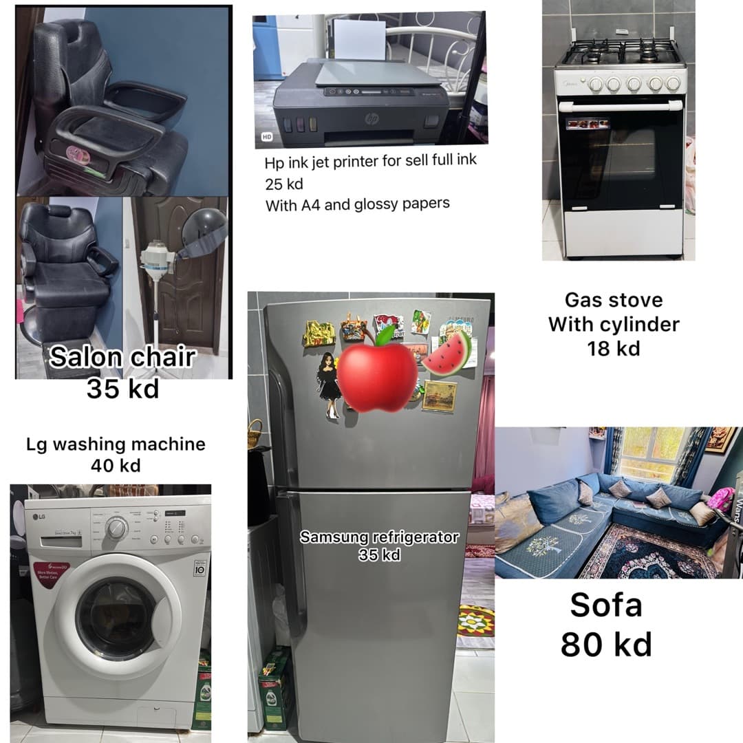 Sofa / fridge/ washing machine/printer/ Salon Chair